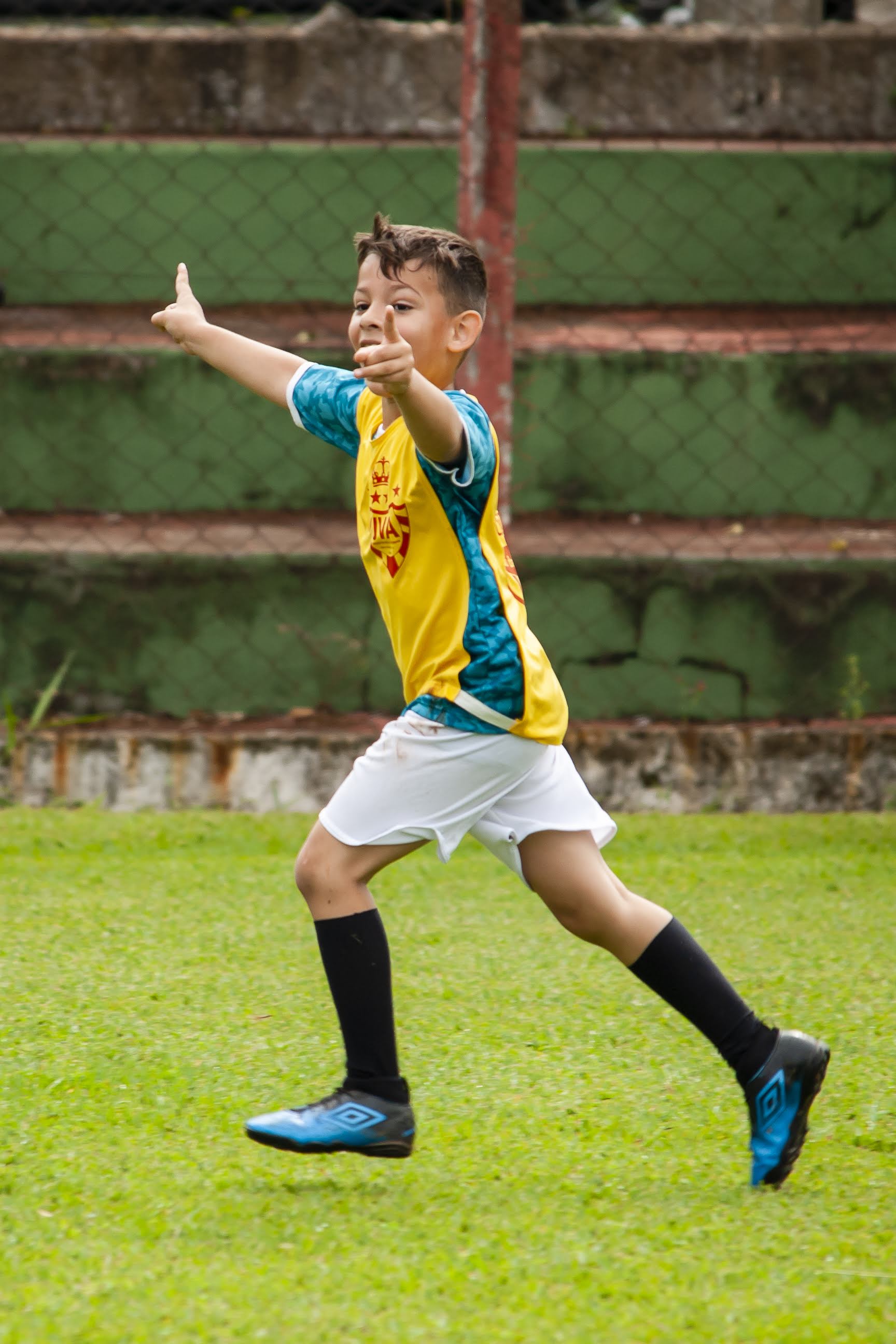Treino com crianças no Projeto UVA